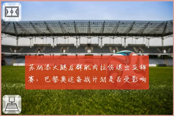 苏炳添大腿后群肌肉拉伤退出亚锦赛，巴黎奥运备战计划是否受影响？